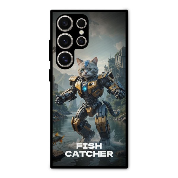 Fish Catcher Metal Back Case for Galaxy S24 Ultra