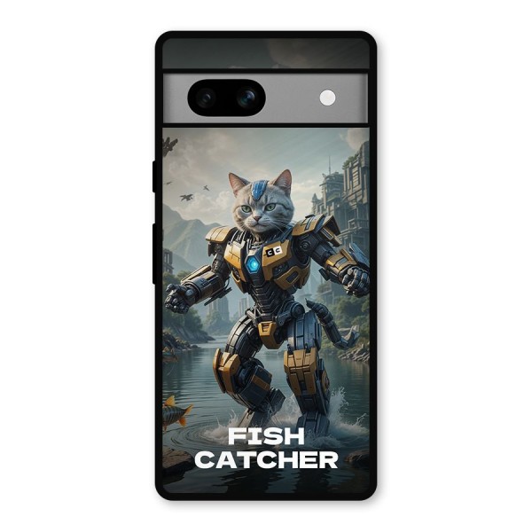 Fish Catcher Metal Back Case for Google Pixel 7a