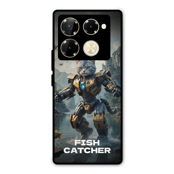 Fish Catcher Metal Back Case for Infinix Note 40 Pro