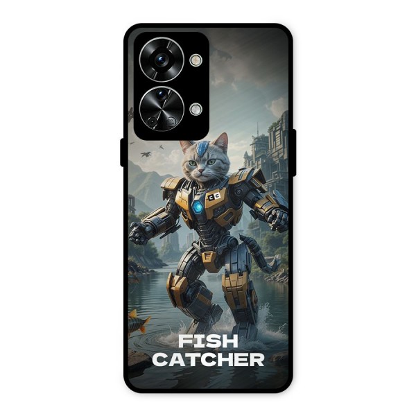 Fish Catcher Metal Back Case for OnePlus Nord 2T