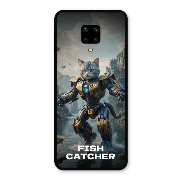 Fish Catcher Metal Back Case for Poco M2