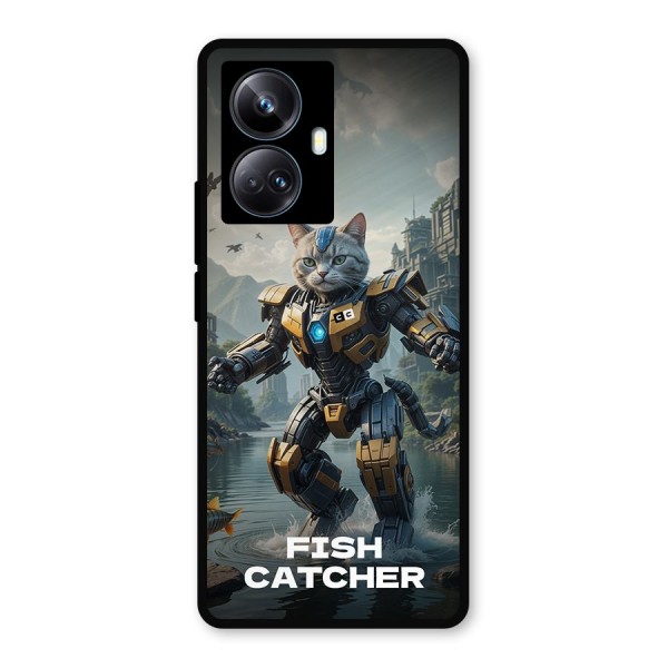 Fish Catcher Metal Back Case for Realme 10 Pro Plus