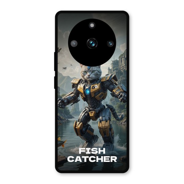 Fish Catcher Metal Back Case for Realme 11 Pro Plus