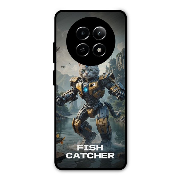 Fish Catcher Metal Back Case for Realme 12 5G