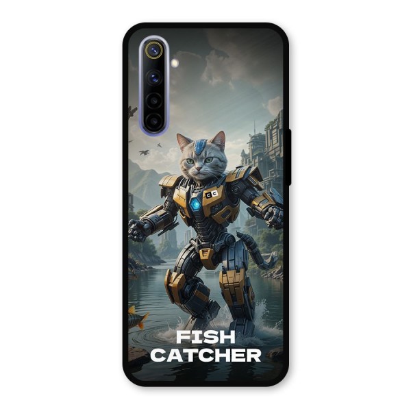 Fish Catcher Metal Back Case for Realme 6