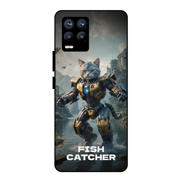 Fish Catcher Metal Back Case for Realme 8