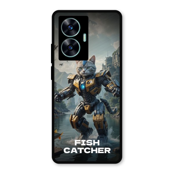 Fish Catcher Metal Back Case for Realme C55