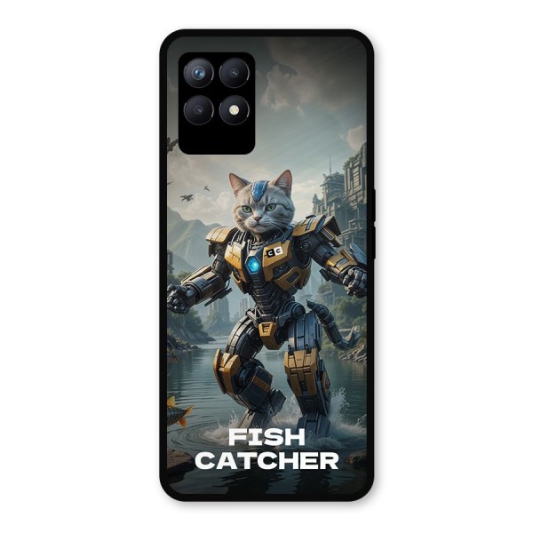 Fish Catcher Metal Back Case for Realme Narzo 50