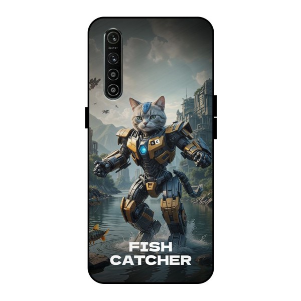 Fish Catcher Metal Back Case for Realme XT