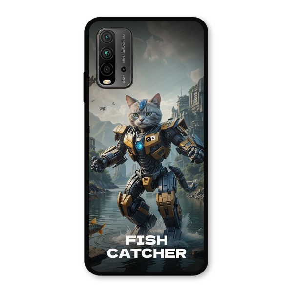 Fish Catcher Metal Back Case for Redmi 9 Power