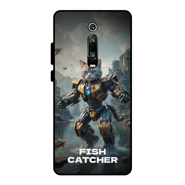 Fish Catcher Metal Back Case for Redmi K20