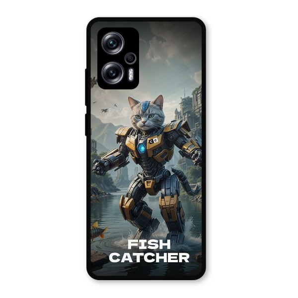 Fish Catcher Metal Back Case for Redmi K50i