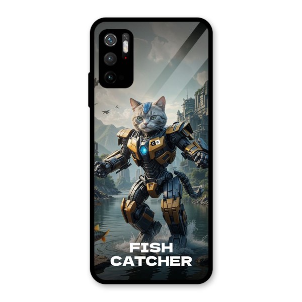 Fish Catcher Metal Back Case for Redmi Note 10T 5G