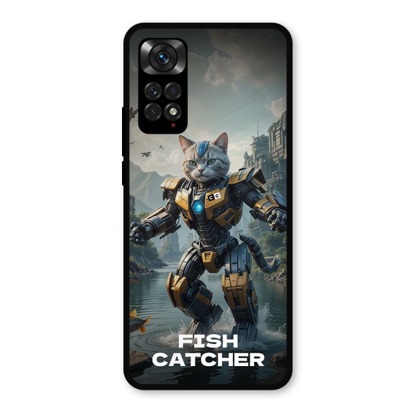 Fish Catcher Metal Back Case for Redmi Note 11