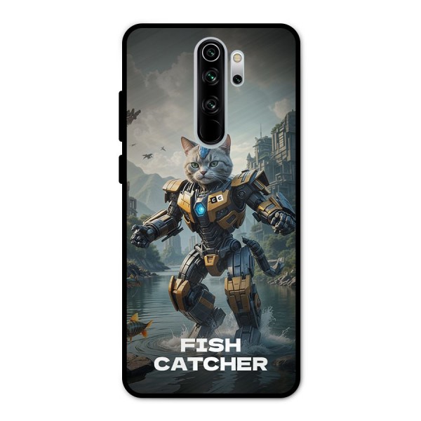 Fish Catcher Metal Back Case for Redmi Note 8 Pro