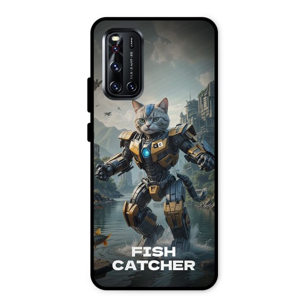 Fish Catcher Metal Back Case for Vivo V19