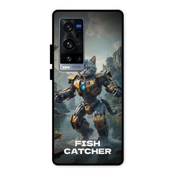 Fish Catcher Metal Back Case for Vivo X60 Pro Plus