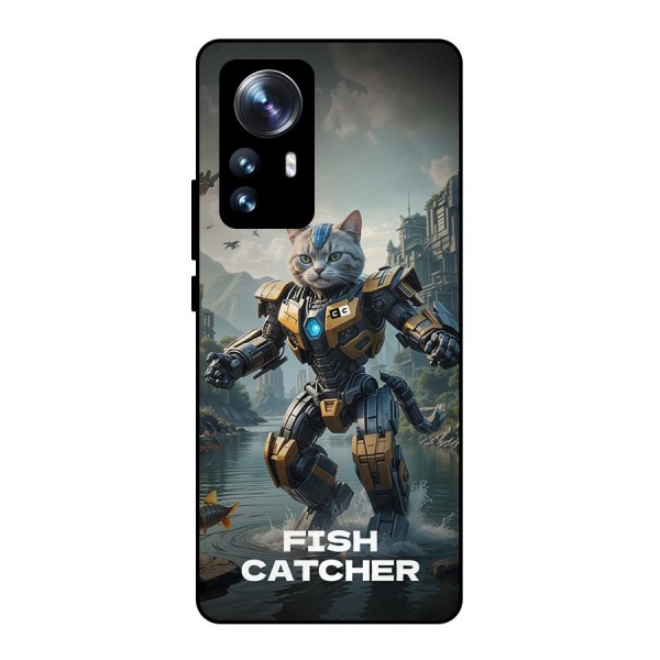 Fish Catcher Metal Back Case for Xiaomi 12 Pro