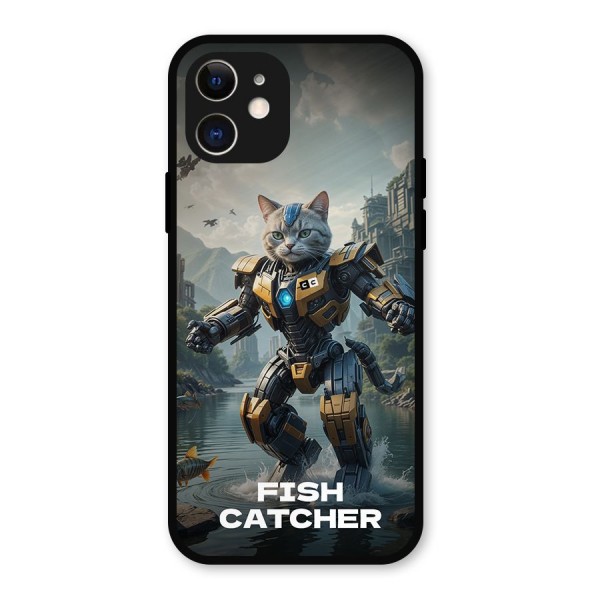 Fish Catcher Metal Back Case for iPhone 12