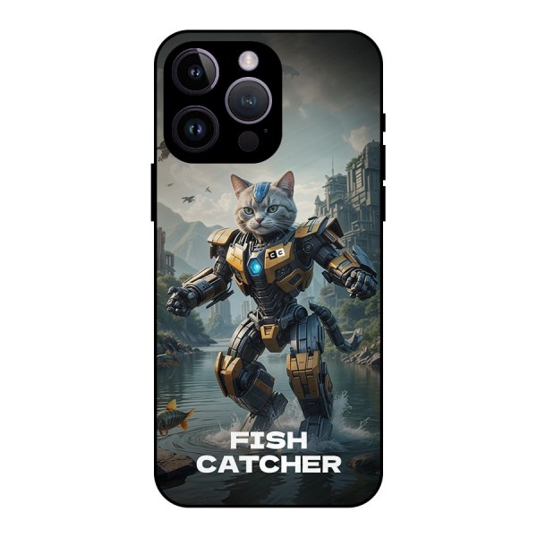 Fish Catcher Metal Back Case for iPhone 14 Pro Max