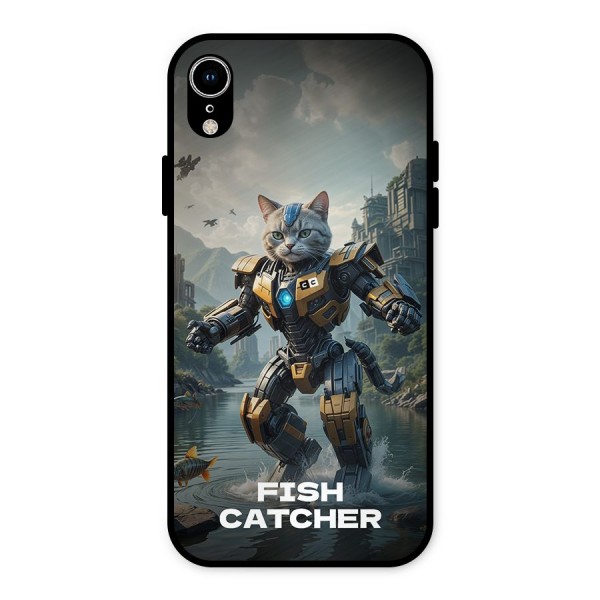 Fish Catcher Metal Back Case for iPhone XR