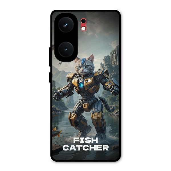 Fish Catcher Metal Back Case for iQOO Neo 9 Pro