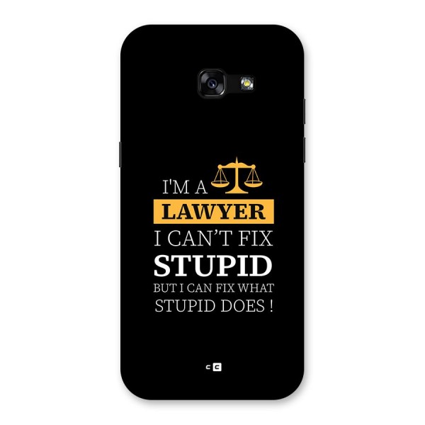 Fix Stupid Case Back Case for Galaxy A5 2017