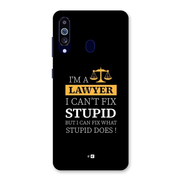 Fix Stupid Case Back Case for Galaxy A60