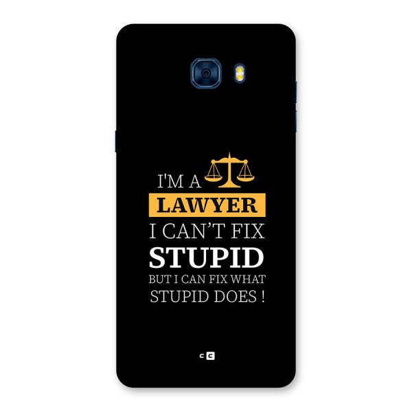 Fix Stupid Case Back Case for Galaxy C7 Pro