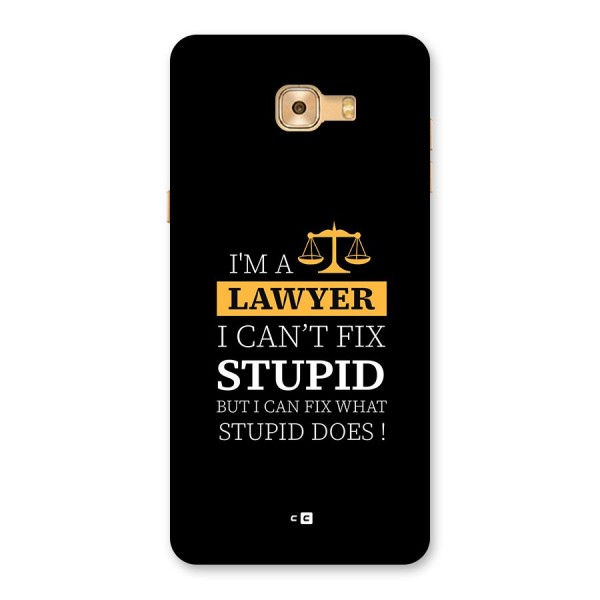 Fix Stupid Case Back Case for Galaxy C9 Pro