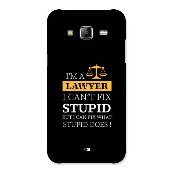 Fix Stupid Case Back Case for Galaxy J5