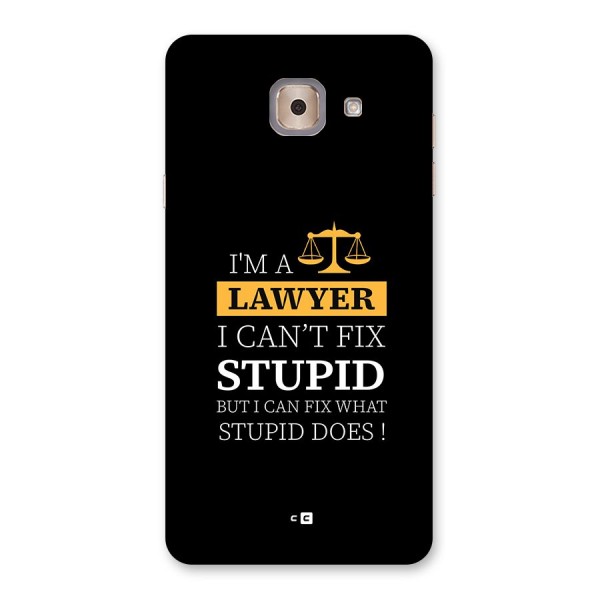 Fix Stupid Case Back Case for Galaxy J7 Max