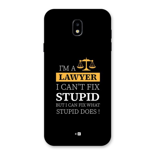 Fix Stupid Case Back Case for Galaxy J7 Pro