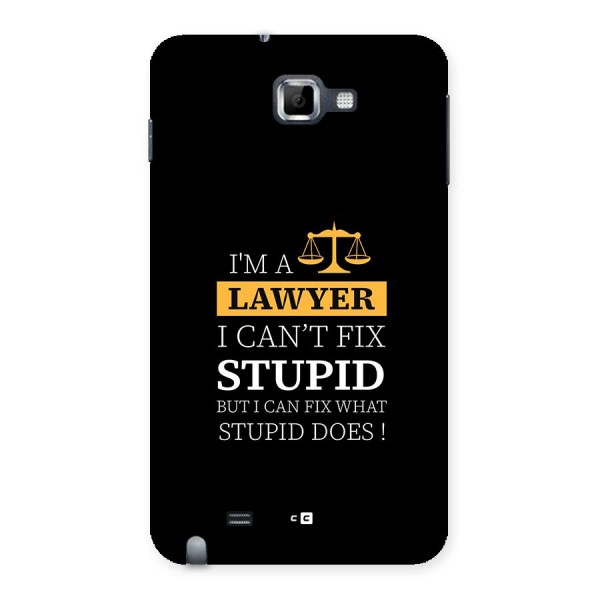 Fix Stupid Case Back Case for Galaxy Note