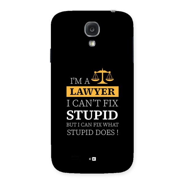 Fix Stupid Case Back Case for Galaxy S4