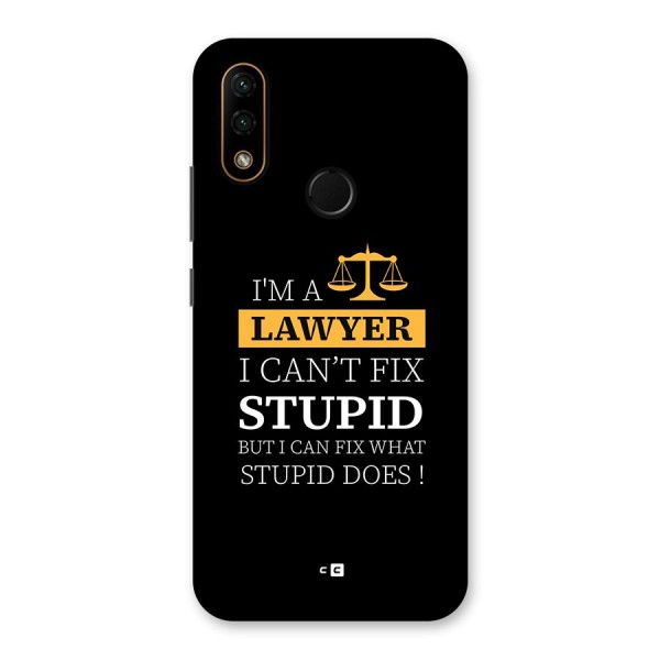 Fix Stupid Case Back Case for Lenovo A6 Note