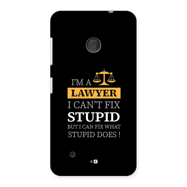 Fix Stupid Case Back Case for Lumia 530