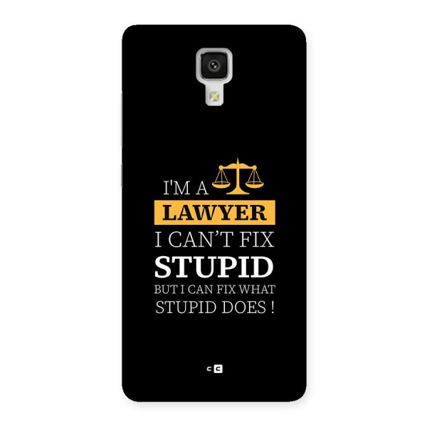 Fix Stupid Case Back Case for Mi4