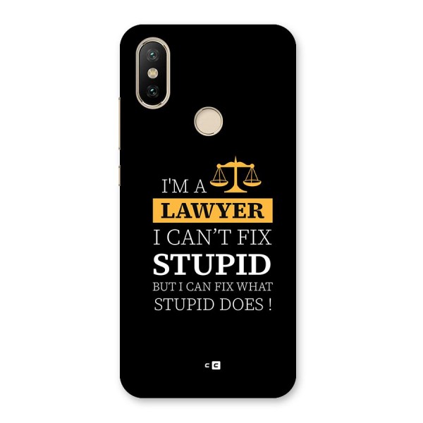 Fix Stupid Case Back Case for Mi A2