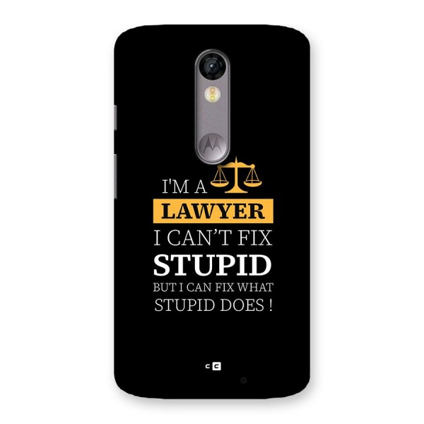 Fix Stupid Case Back Case for Moto X Force