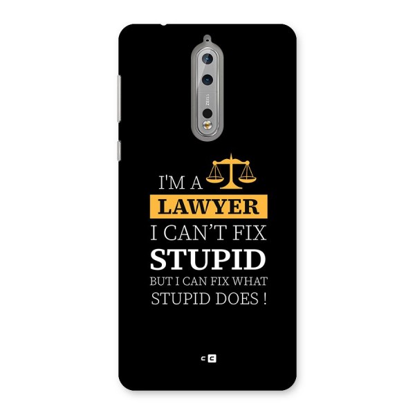 Fix Stupid Case Back Case for Nokia 8