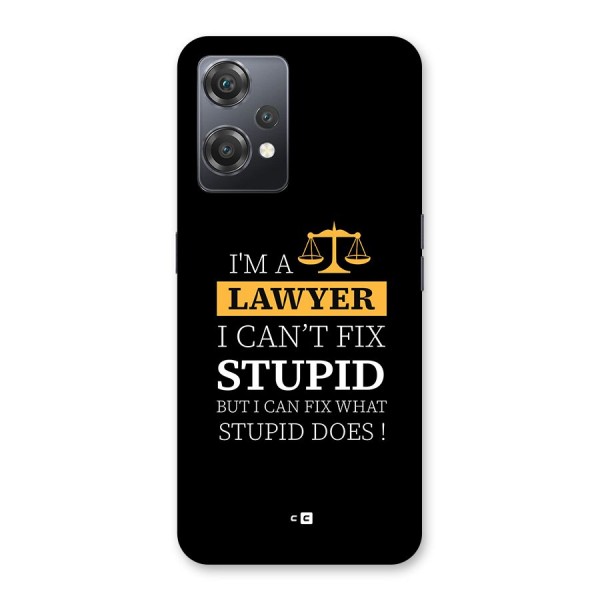 Fix Stupid Case Back Case for OnePlus Nord CE 2 Lite 5G