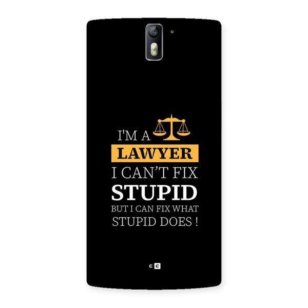 Fix Stupid Case Back Case for OnePlus One