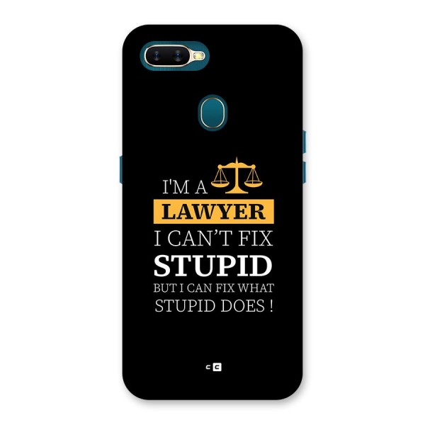 Fix Stupid Case Back Case for Oppo A11k