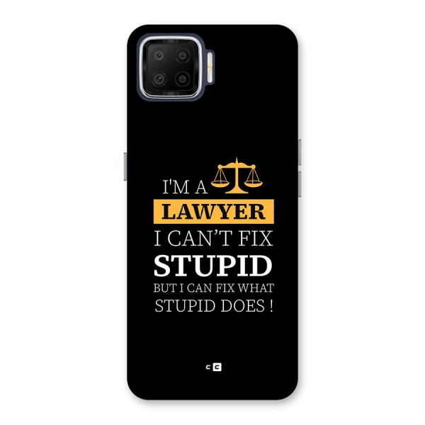 Fix Stupid Case Back Case for Oppo F17