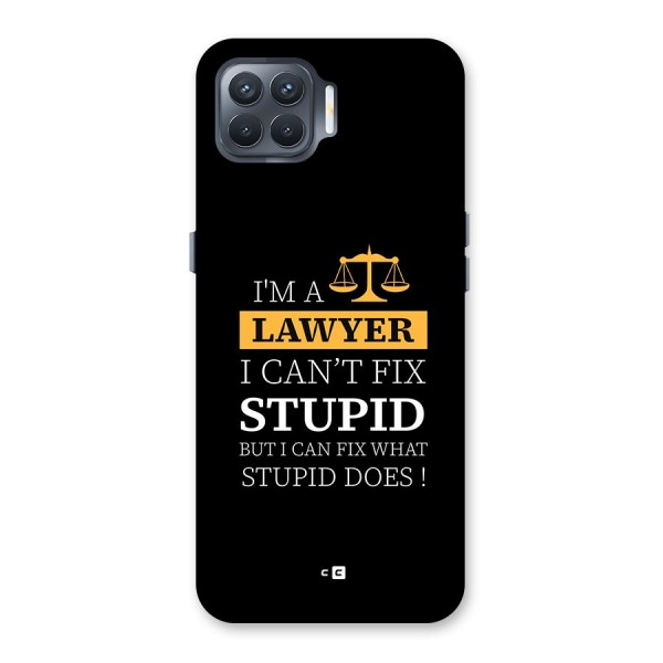 Fix Stupid Case Back Case for Oppo F17 Pro