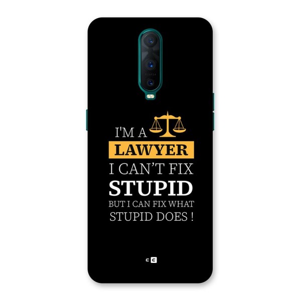 Fix Stupid Case Back Case for Oppo R17 Pro