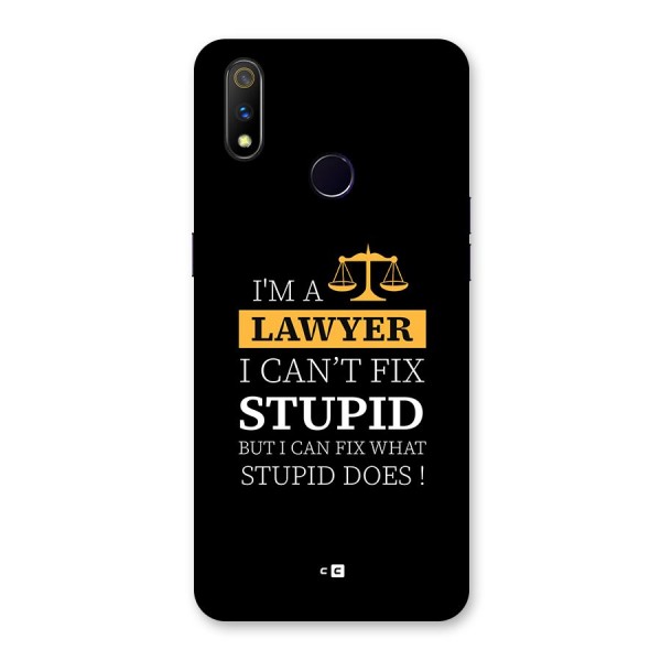 Fix Stupid Case Back Case for Realme 3 Pro