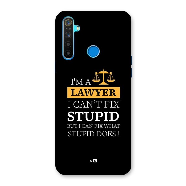 Fix Stupid Case Back Case for Realme 5s