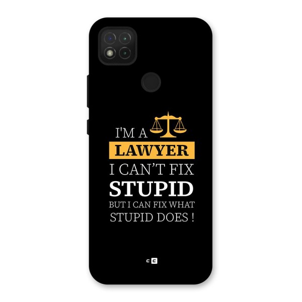 Fix Stupid Case Back Case for Redmi 9C